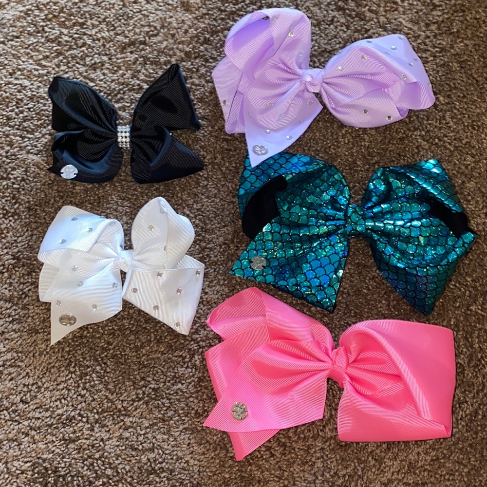 jojo siwa bows set of 5